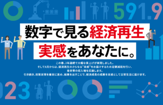 数字で見る経済再生　実感をあなたに