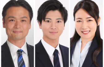 箕面市議選　自民党公認の３人が当選